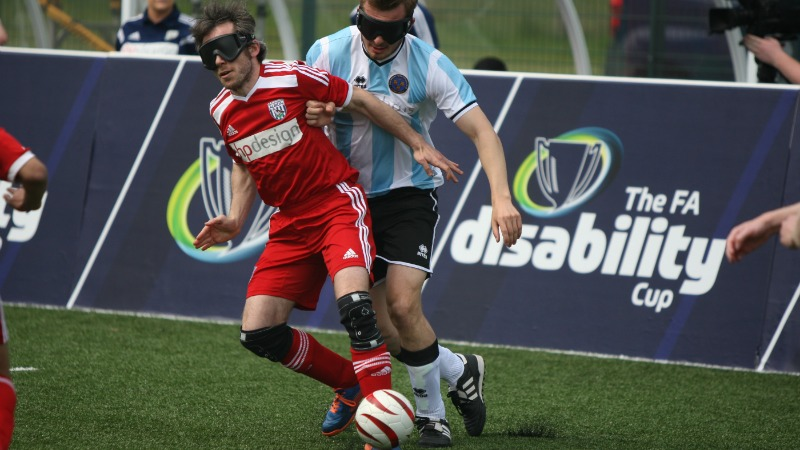 Blind voetbal in Engeland