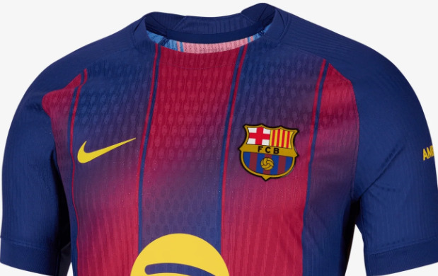 Authentiek thuisshirt van Barcelona voor het seizoen 2025-26